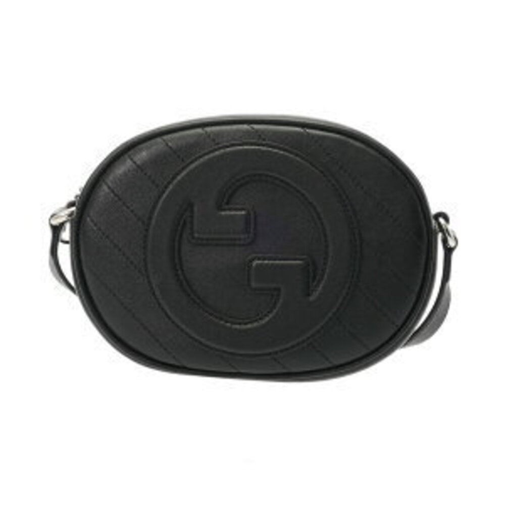 Gucci Blondie Shoulder Bag Black Leather